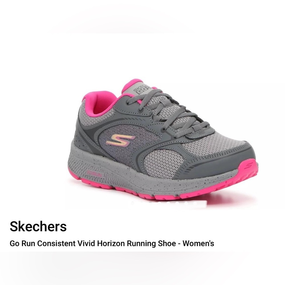 Skechers Go Run Consistent Vivid Horizon 
Running Shoe size 6 WIDE  HOST PICK